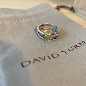 Authentic David Yurman Crossover X Ring
